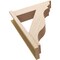 Ekena Millwork 8-in W x 30-in D x 38-in H Funston Trad Rough Cedar Woodgrain TimberThane Outlooker, Primed Tan OUTUR080X30X38FST04RCPR - alternate 2